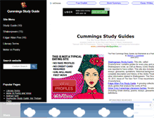 Tablet Screenshot of cummingsstudyguides.net
